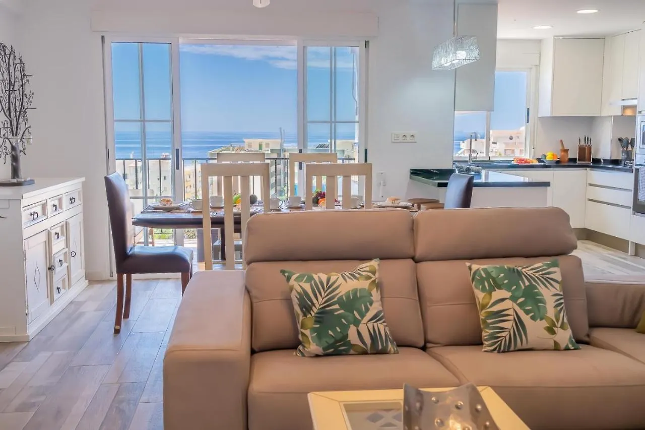 Panamanian Blue Sea View Flat Apartment La Herradura  Spain