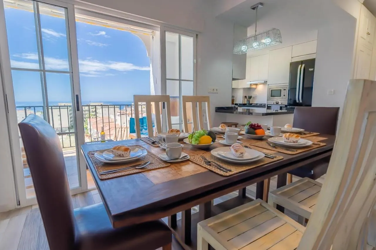 Panamanian Blue Sea View Flat Apartment La Herradura  Spain
